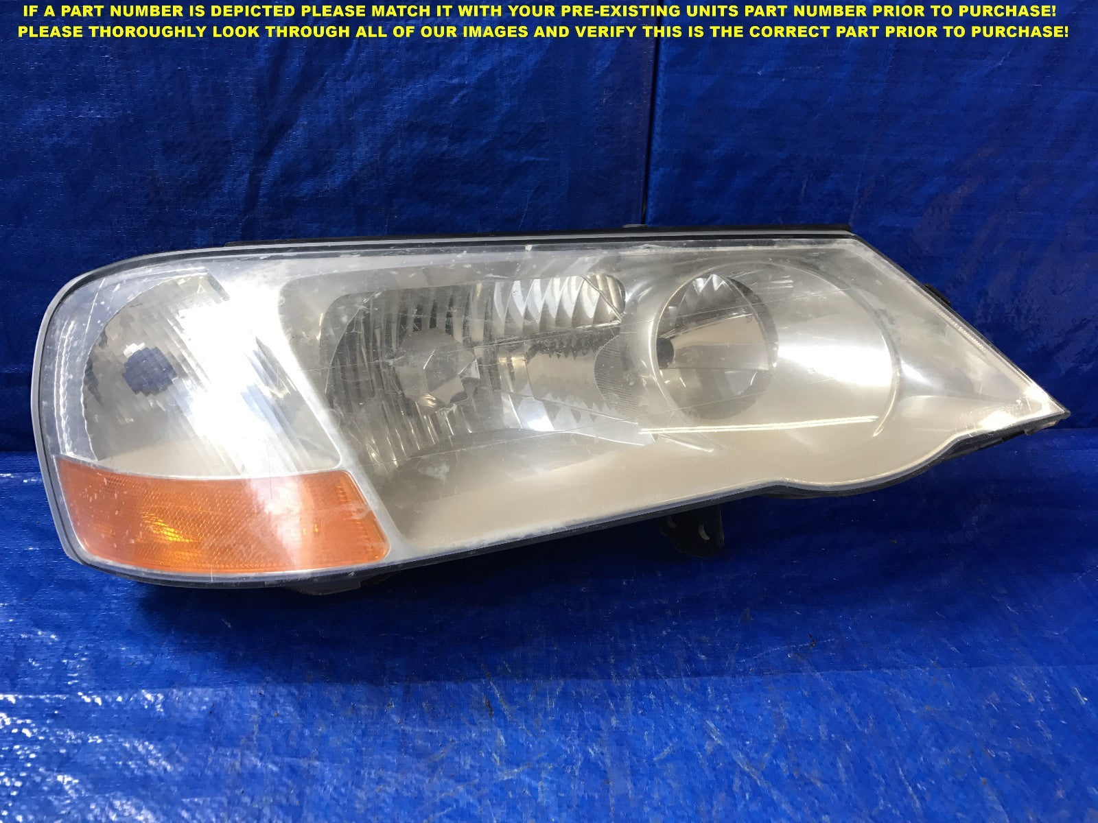 OEM 2002 2003 02 03 ACURA TL PASSENGER RIGHT HEADLIGHT HEADLAMP R RH 0