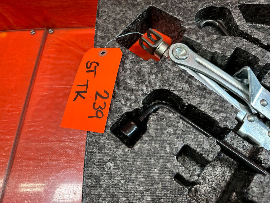 08 12 HONDA ACCORD SEDAN SPARE TIRE TOOL KIT  JACK LUG NUT WRENCH SWIVEL OEM 2392