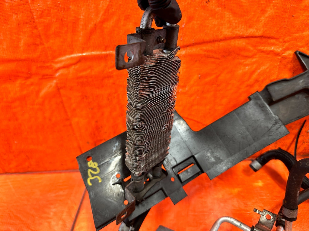 08 15 INFINITI G37 COUPE ALL POWER STEERING LINES W/ COOLER & PRESSURE LINE 32814