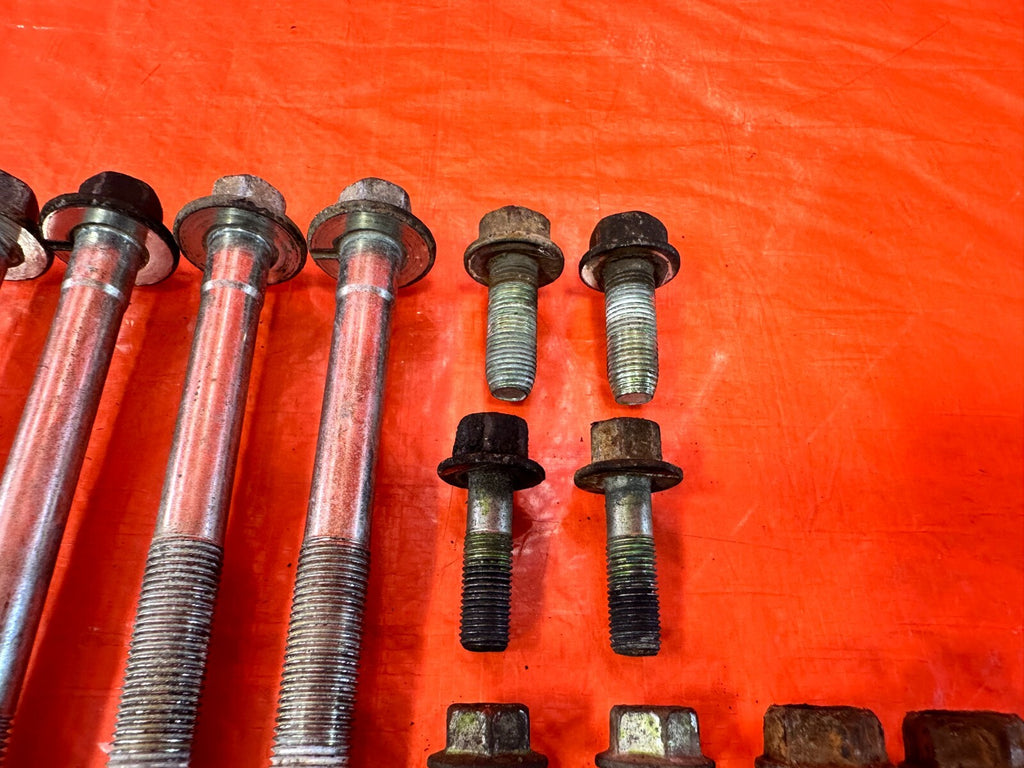09 14 ACURA TSX   FRONT SUBFRAME CROSSMEMBER BOLTS HARDWARE OEM FACTORY #2794