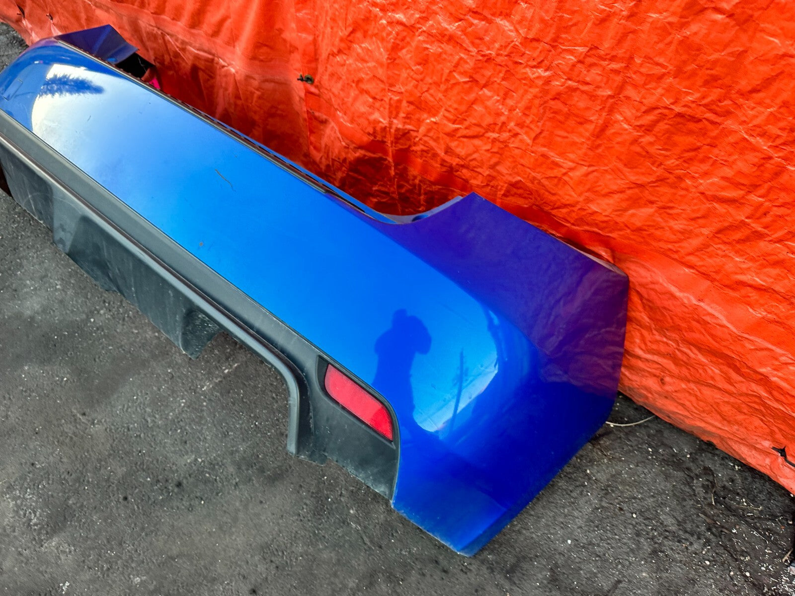 08 14 SUBARU IMPREZA WRX & STI WAGON   REAR BUMPER COVER   BLUE COLOR   OEM 2835