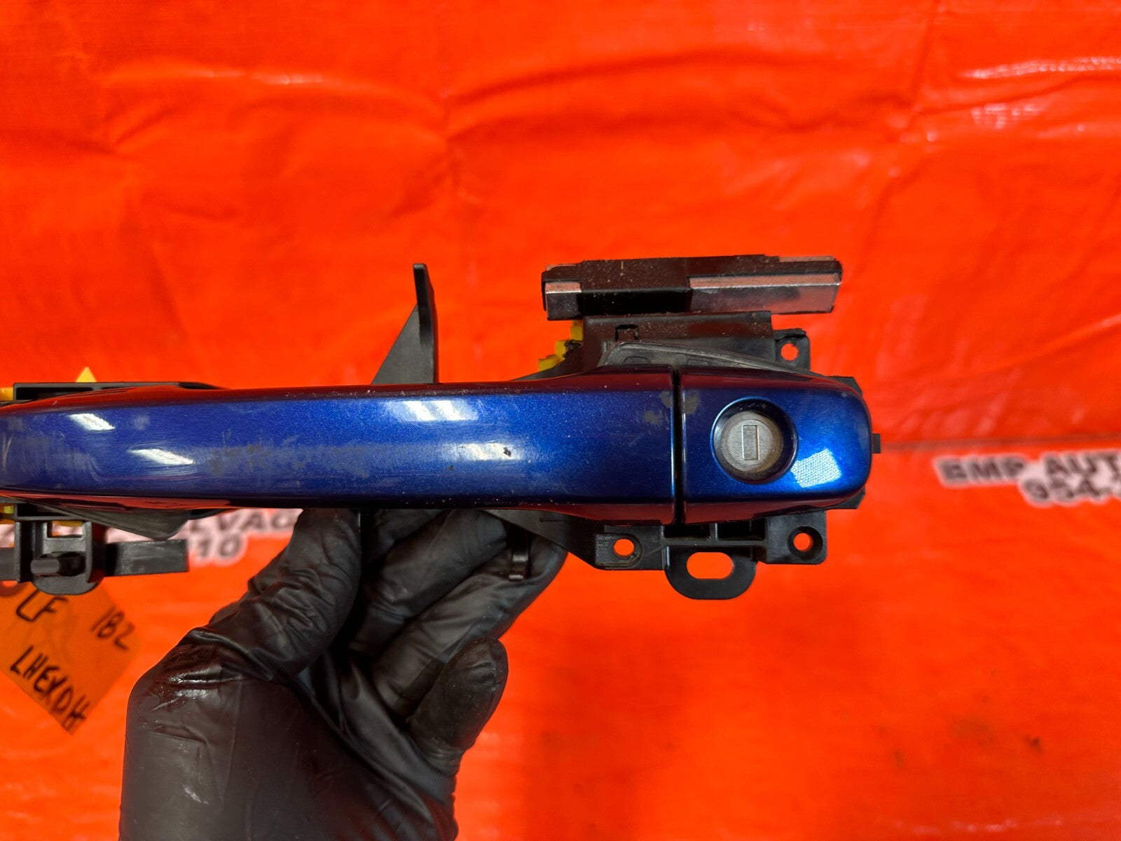 15 21 SUBARU WRX STI DRIVER LEFT FRONT EXTERIOR DOOR HANDLE BLUE OEM #1826