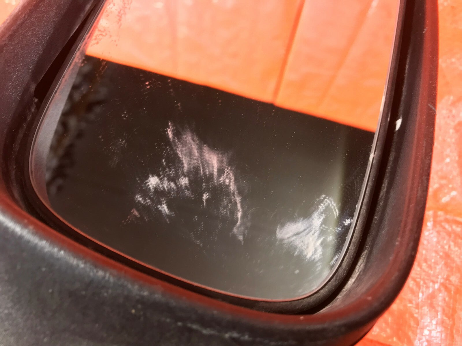 OEM 1999 99 SAAB 900 DRIVER LEFT SIDE VIEW MIRROR BLACK E1 0117422 8