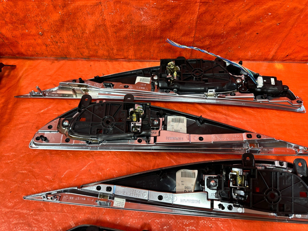 14 20 INFINITI Q50 CARBON FIBER INTERIOR TRIM CUP HOLDERS DOOR PANEL AC VENTS14