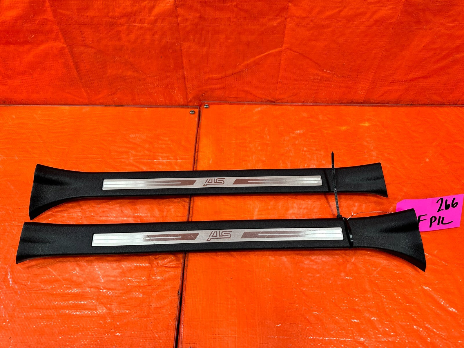 15 21 SUBARU WRX & STI   LEFT AND RIGHT FLOOR PILLARS SCUFF PLATE SET OEM #2660