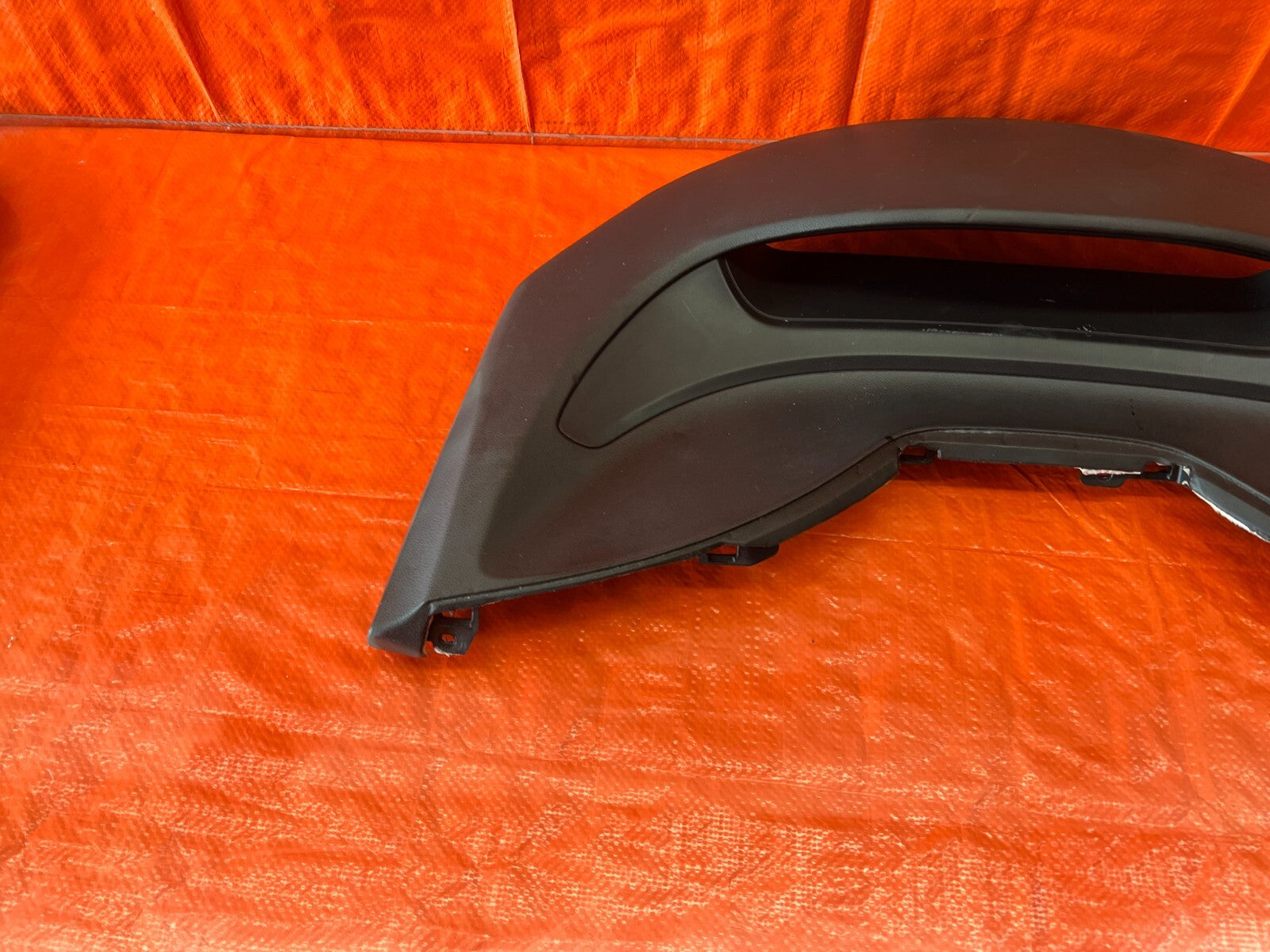 06 11 HONDA CIVIC SI UPPER DASH DASHBOARD SPEEDOMETER BEZEL TRIM PLASTIC OEM 1297
