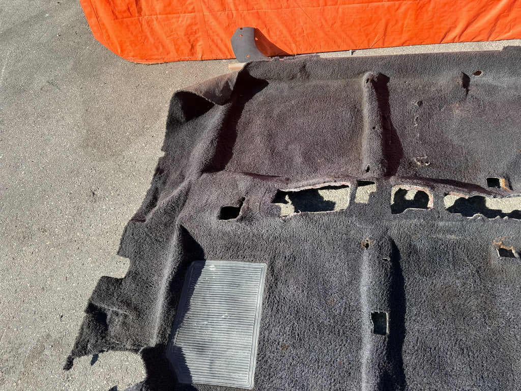 90 91 HONDA CIVIC HATCHBACK   INTERIOR FLOOR CARPET RUG MAT    BLACK   #3257
