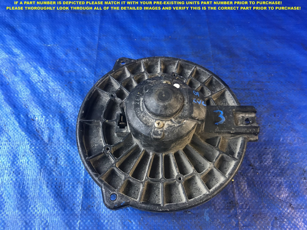 OEM 2001 2002 2003 2004 2005 HONDA CIVIC AC BLOWER MOTOR FAN             0