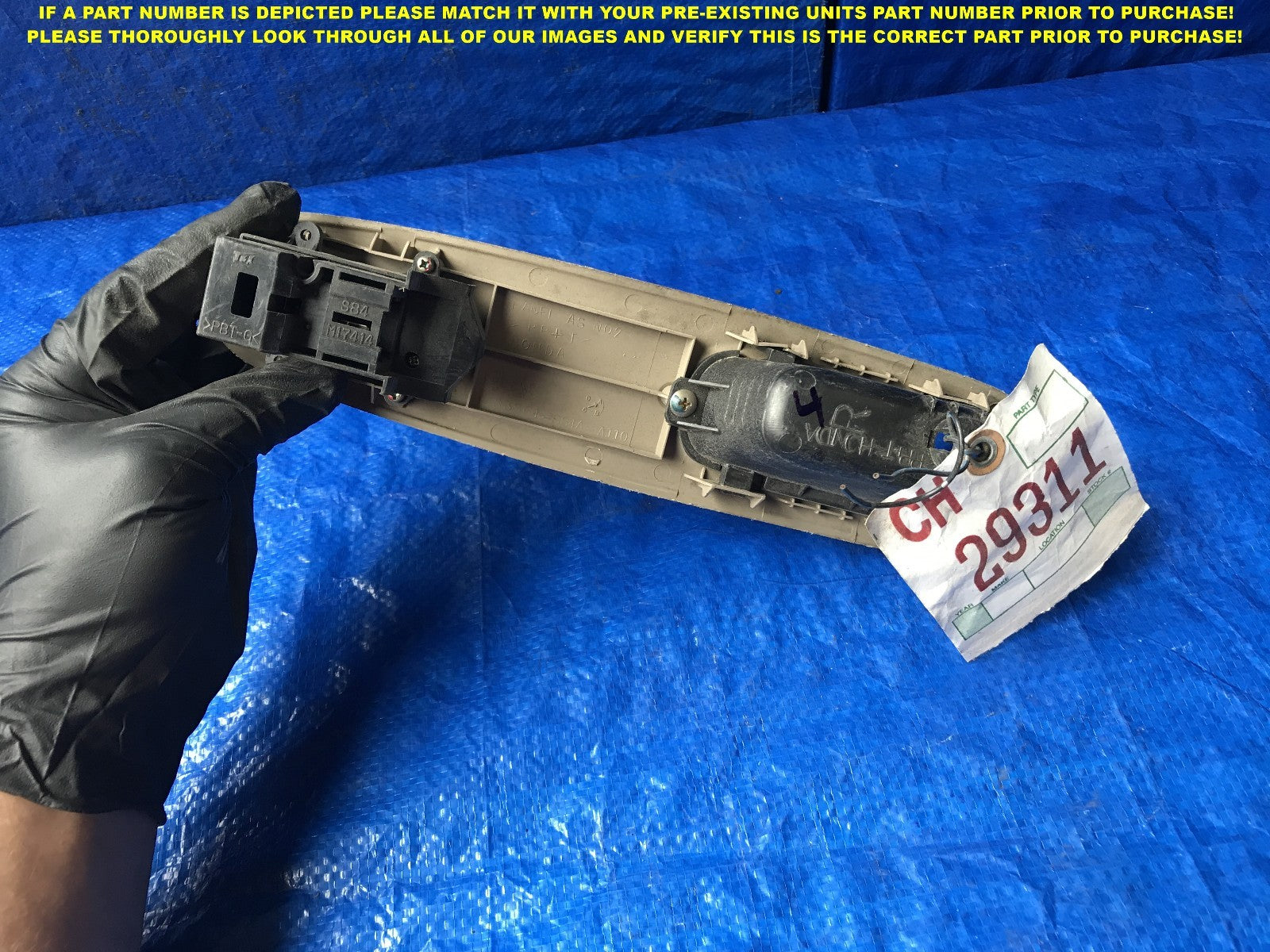 OEM 1998 99 00 2001 HONDA ACCORD SEDAN PASSENGER RIGHT REAR WINDOW SWITCH    3
