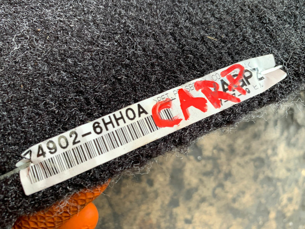 OEM 2017   2019 INFINITI Q50   BLACK CARPET   PART # 74902 6HH0A9