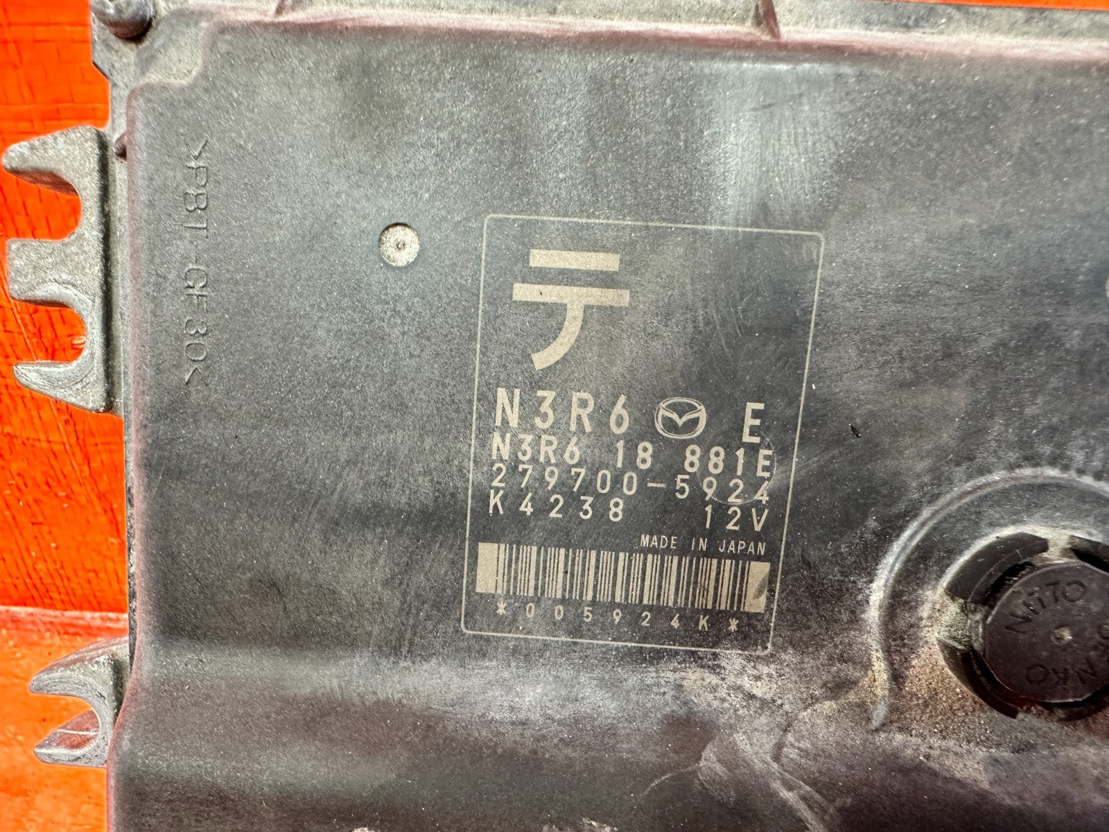 09 11 MAZDA RX8 RX 8   AUTOMATIC ENGINE COMPUTER CONTROL MODULE ECU ECM OEM 3031