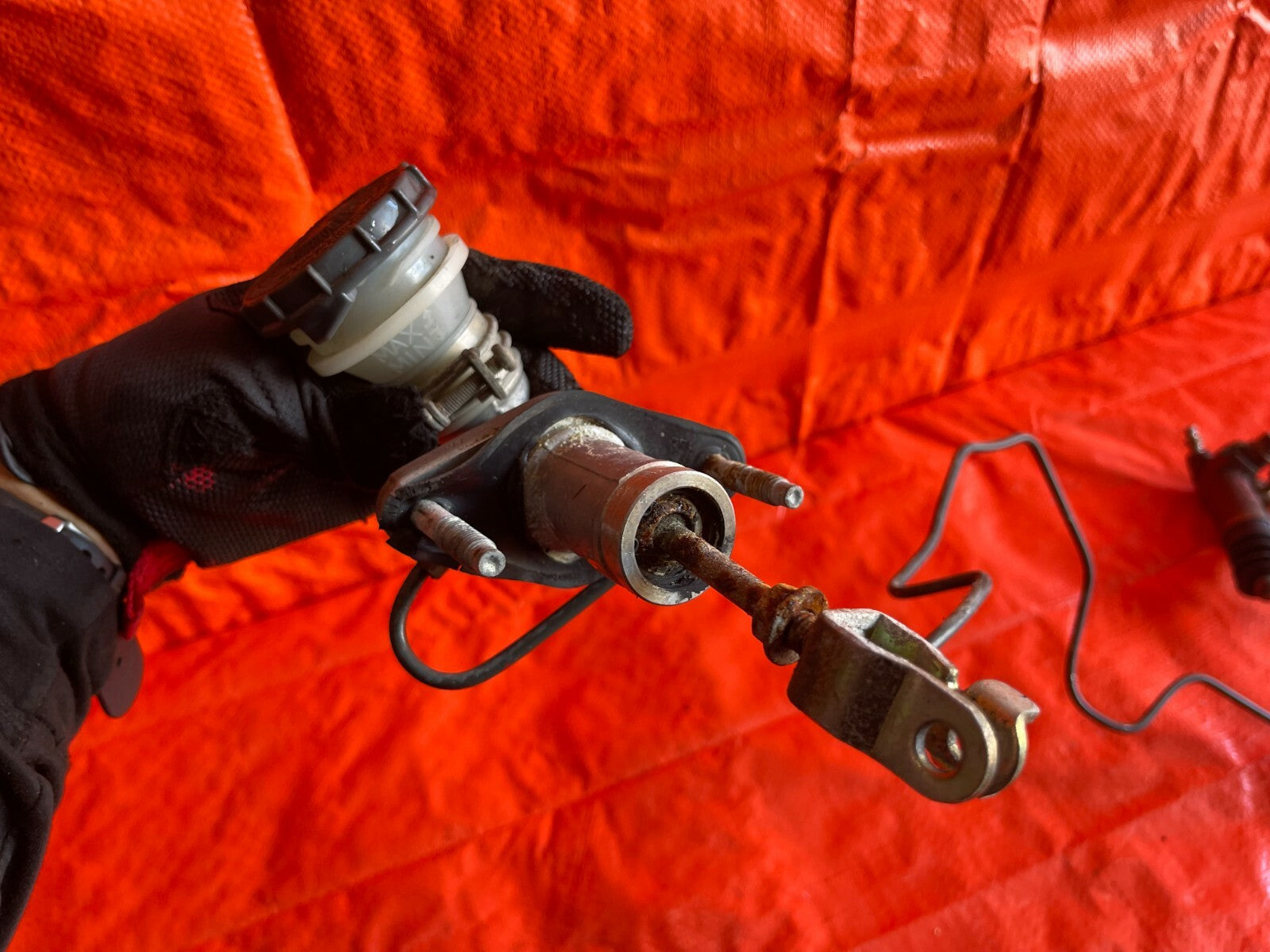 00 03 HONDA S2000 AP1 CLUTCH MASTER CYLINDER SLAVE CYLINDER & ALL LINES OEM #639
