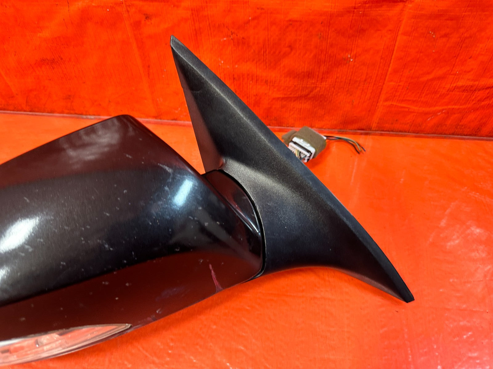13 16 HYUNDAI GENESIS COUPE PASSENGER RIGHT EXTERIOR SIDE VIEW MIRROR BLACK OEM4