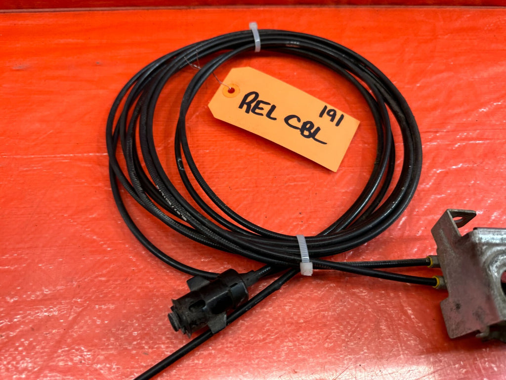 96 00 HONDA CIVIC 2D COUPE   FUEL AND GAS RELEASE CABLE W/ PULLEY LEVER OEM #1918