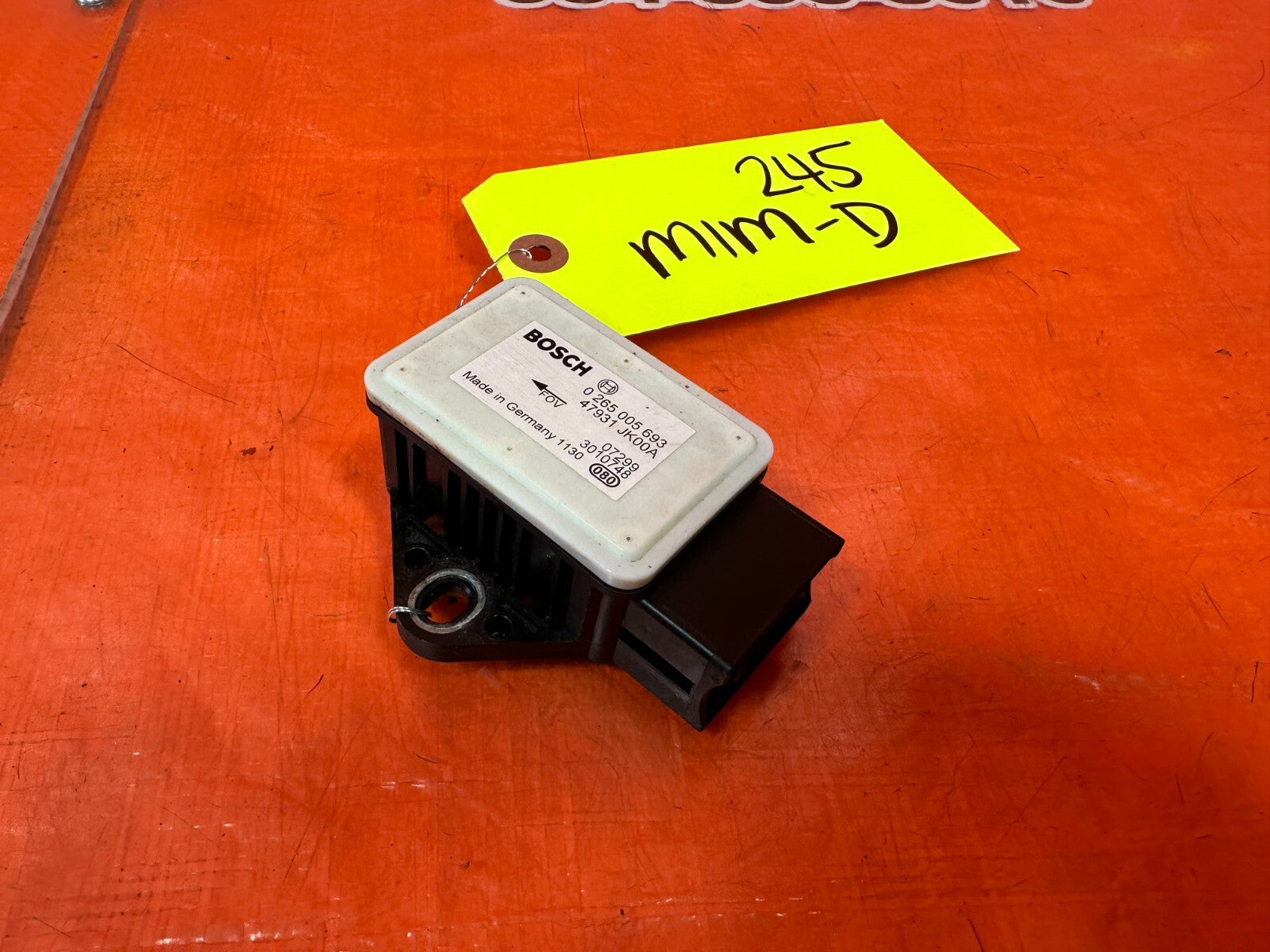 08 15 INFINITI G37 & Q60    2D COUPE   YAW RATE SENSOR   47931 JK00A   OEM #2454