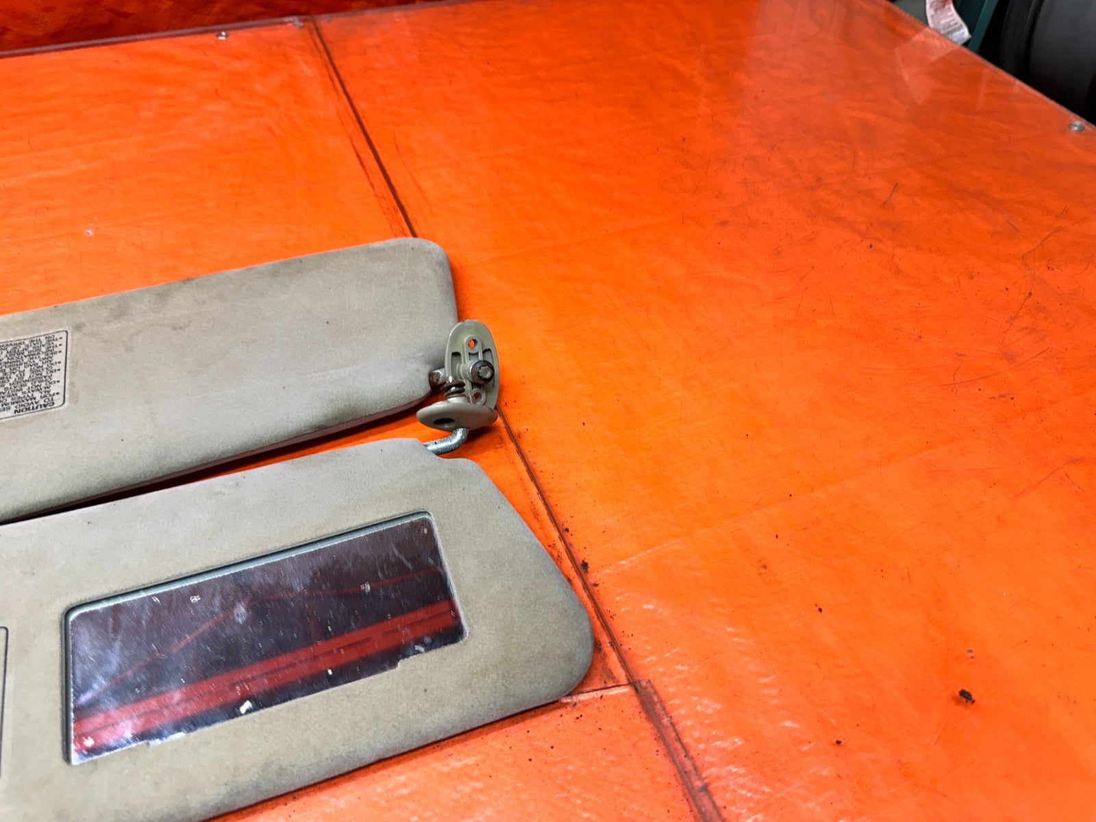 94-01 ACURA INTEGRA INTERIOR SUN VISORS PAIR LEFT DRIVER RIGHT PASS OEM #34013