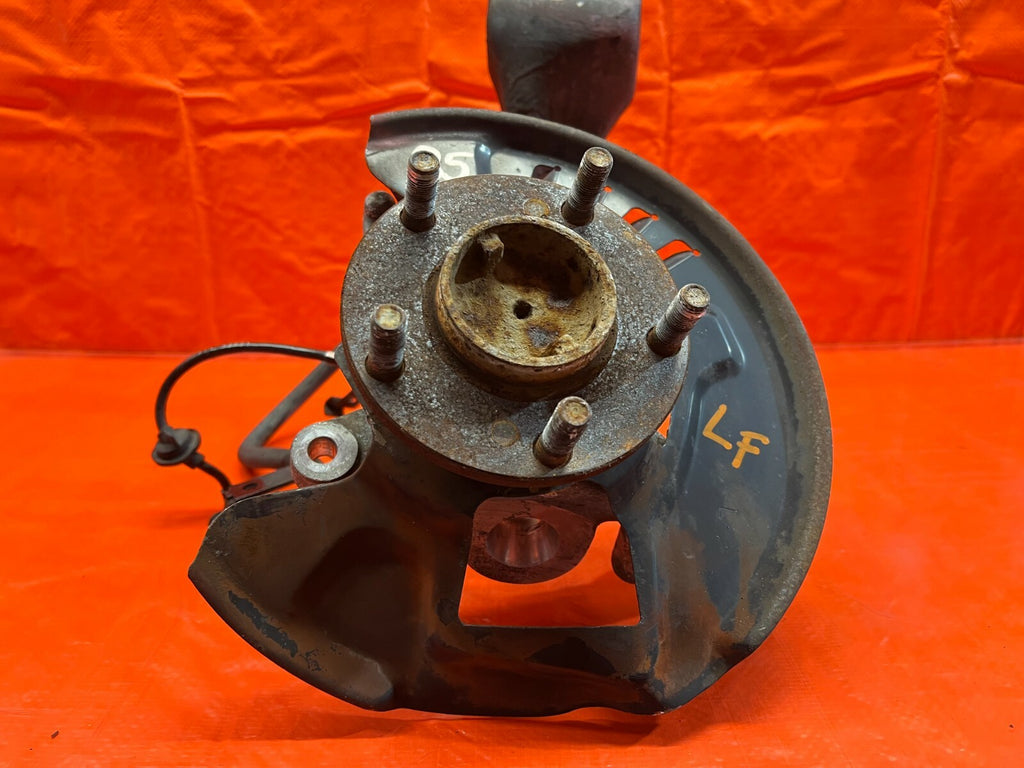 90 91 NISSAN 300ZX   DRIVER LEFT FRONT SPINDLE KNUCKLE HUB   W/ ABS WIRE OEM4