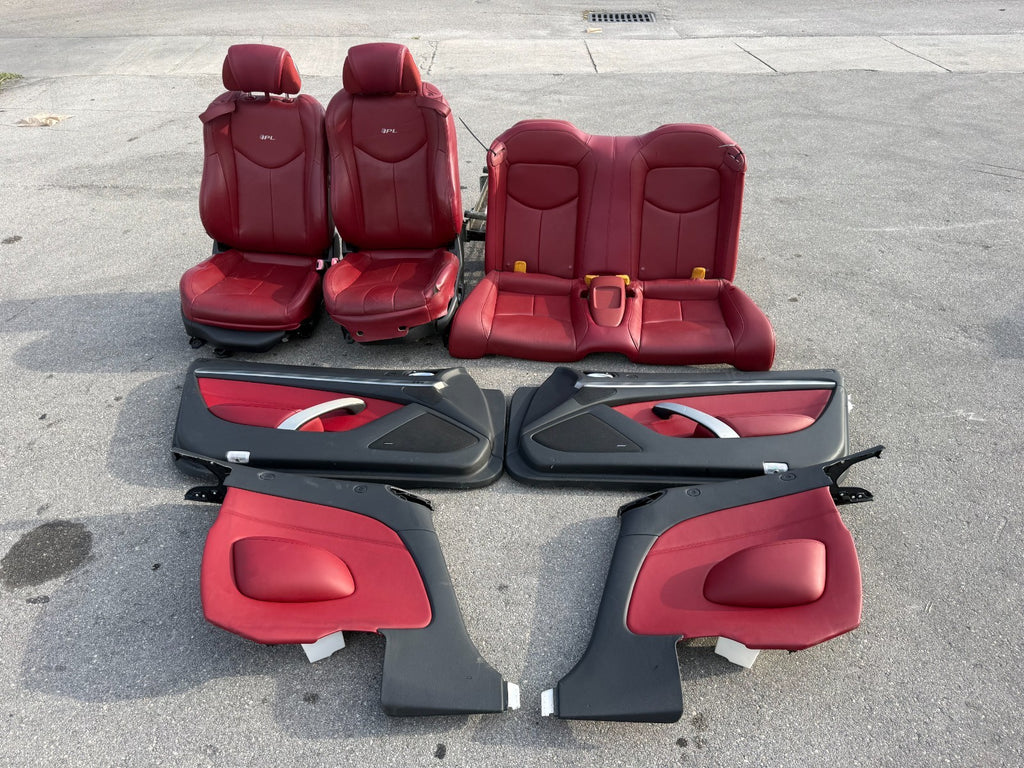 INFINITI G37 Q60 CONVERTIBLE IPL EDITION FRONT SEATS REAR SEATS DOOR PANELS OEM0
