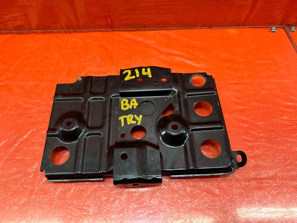 08 15 LANCER EVOLUTION X EVO 10   BATTERY TRAY MOUNTING BRACKET W/ TIE DOWN #2147