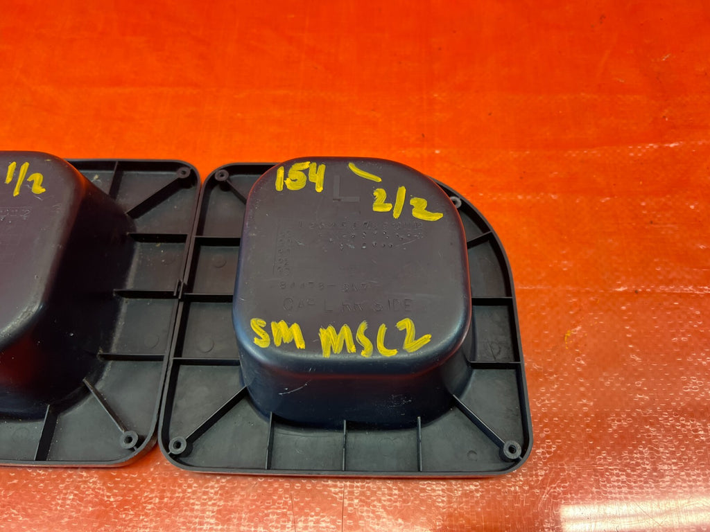 90 93 ACURA INTEGRA 2D RS   REAR SPEAKER PANEL DELETE PODS LEFT RIGHT BLUE #15411