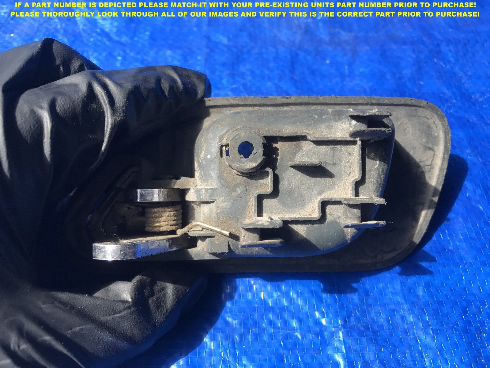OEM 1999 2000 2001 2002 ACURA TL PASSENGER RIGHT REAR INTERIOR DOOR HANDLE1