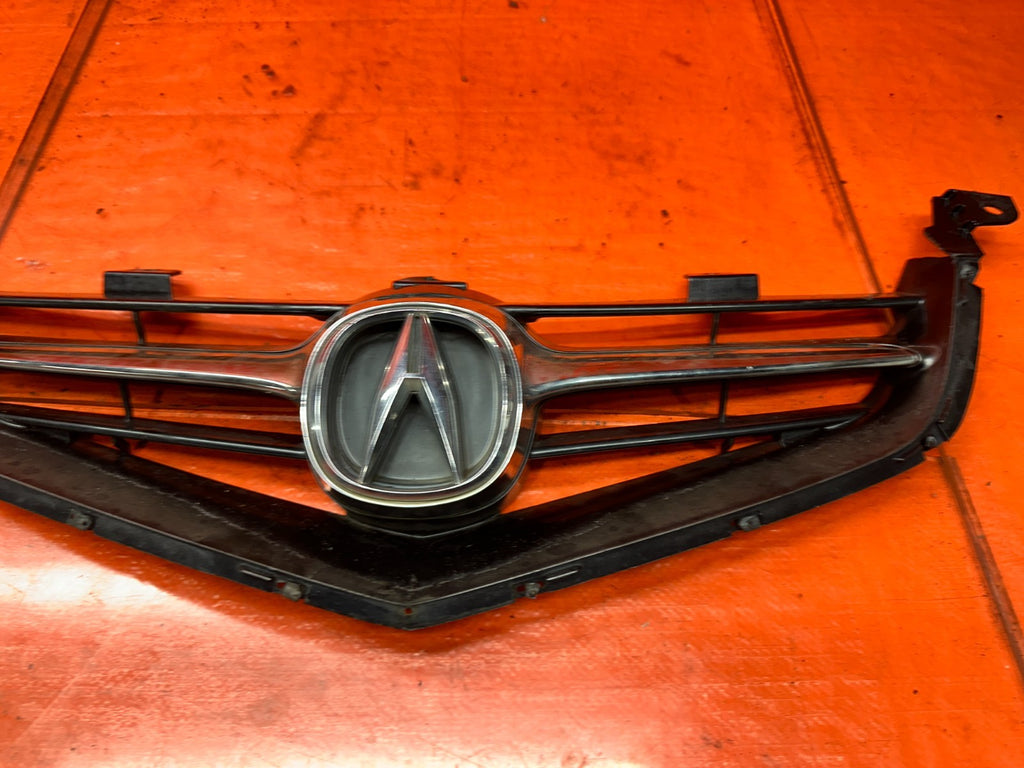 04-05 ACURA TSX 4D 2.4L K24A2 FRONT BUMPER UPPER GRILLE GRILL MOLDING OEM #3427