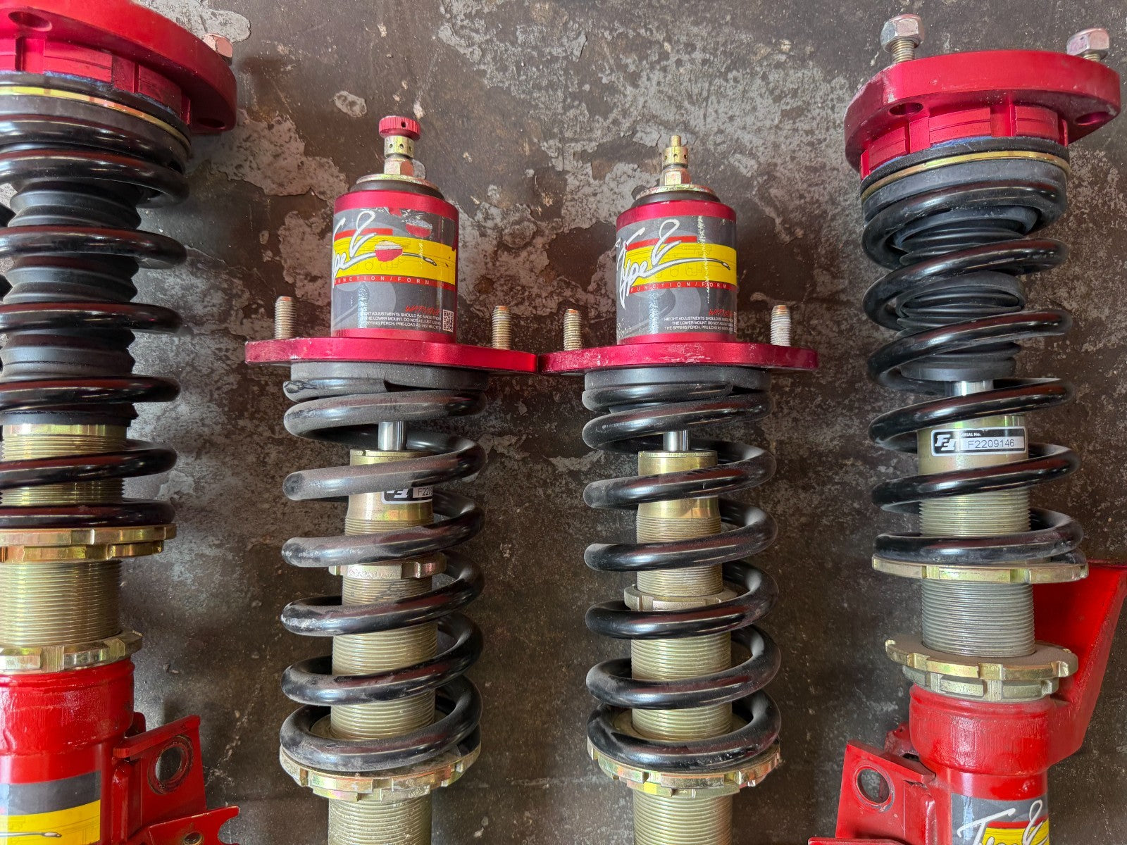 02 06 ACURA RSX TYPE S 2.0L FUNCTION FORM TYPE 2 COILOVERS OEM #DC5 #DNP8