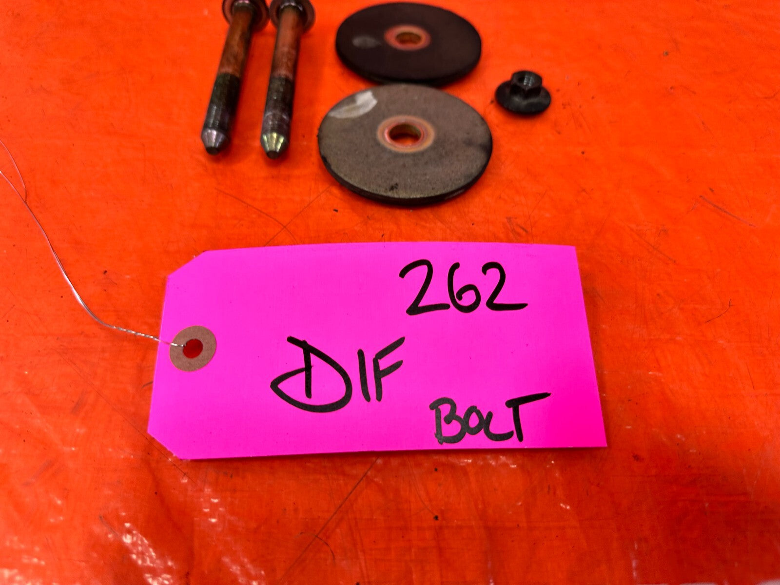03 09 NISSAN 350Z   REAR DIFFERENTIAL BOLTS NUTS HARDWARE WASHERS   OEM #2624