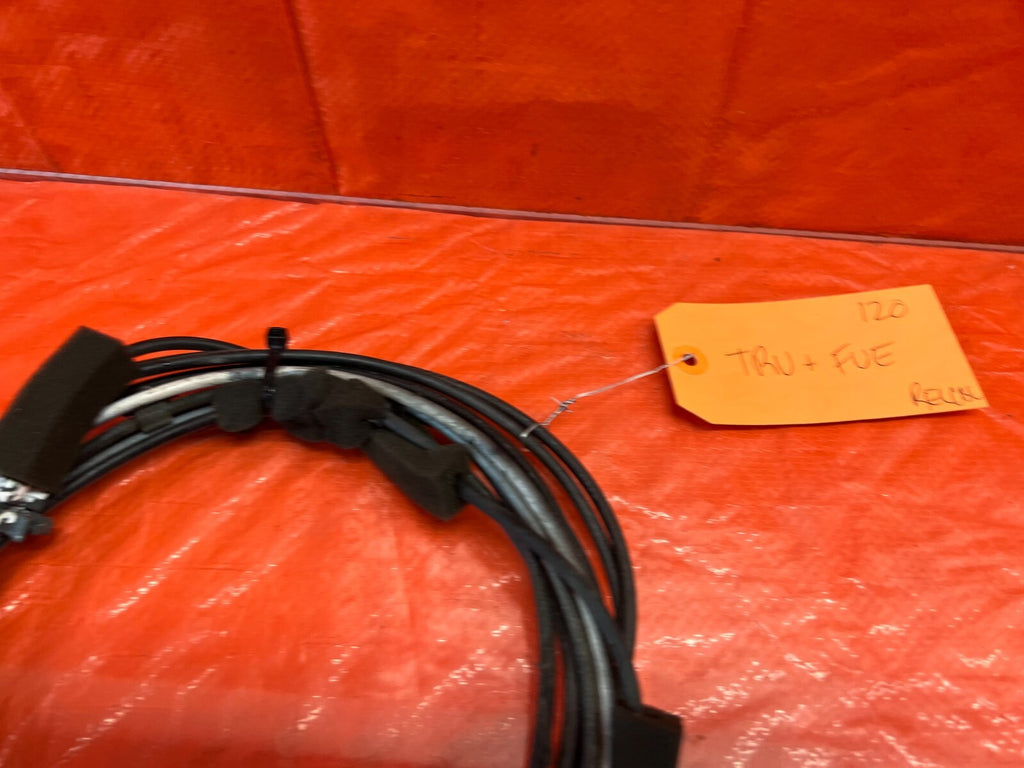97 01 HONDA PRELUDE   TRUNK & GASOLINE GAS FUEL RELEASE CABLE WIRE   OEM #1206