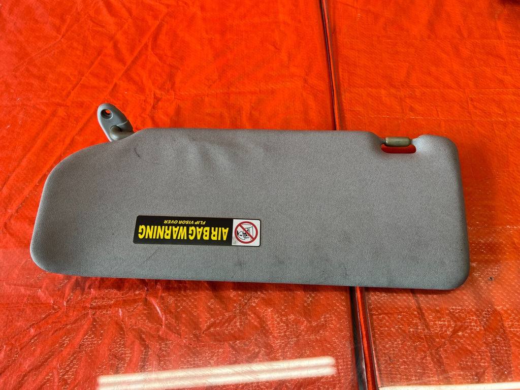 02 06 ACURA RSX   SUN VISOR   PASSENGER RIGHT SIDE   GRAY COLOR   OEM #1280
