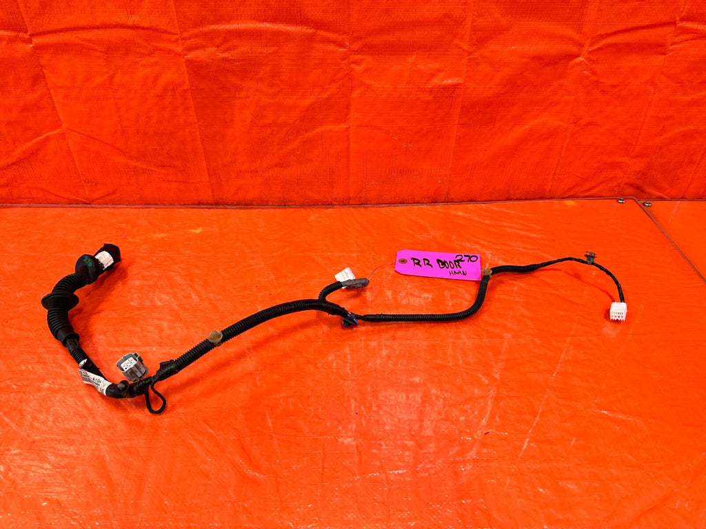 06 11 CIVIC 4D SEDAN DOOR WIRING HARNESS WIRE LOOM PASSENGER RIGHT REAR OEM #2700