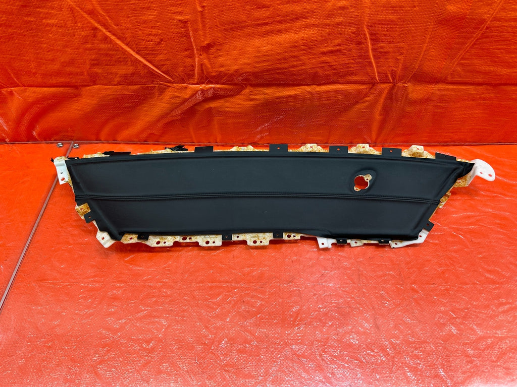 08 15 INFINITI G37 & Q60 COUPE DRIVER LEFT BLACK LEATHER DOOR PANEL INSERT #1850