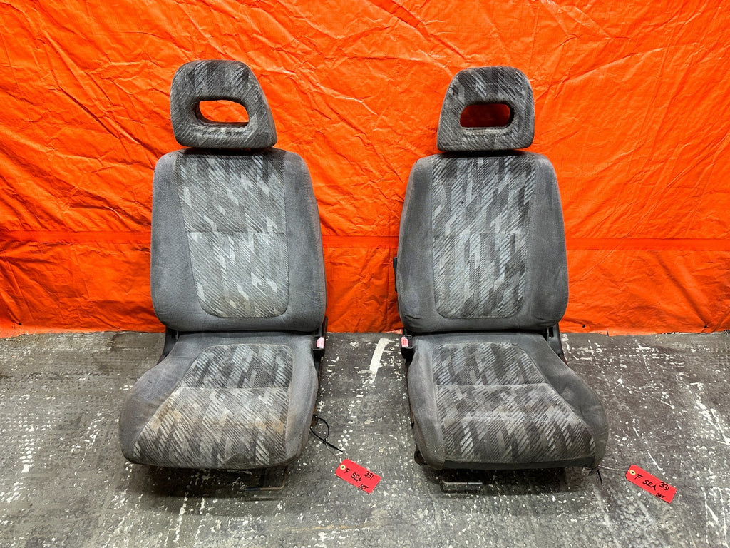 94 01 ACURA INTEGRA FRONT LEFT RIGHT CONFETTI SEATS OEM #3310