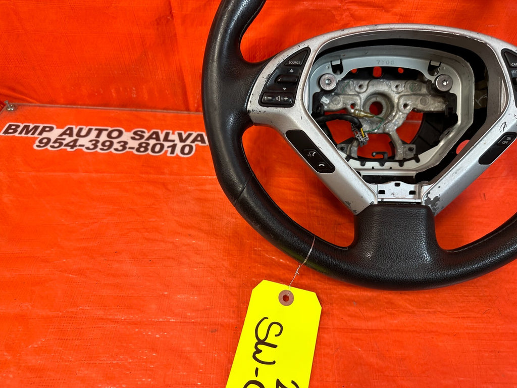 08 15 INFINITI G37 & Q60    2D COUPE  STEERING WHEEL   READ DESC   OEM #2459