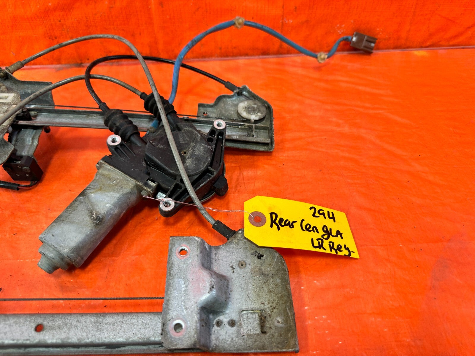 93 97 HONDA DEL SOL   REAR GLASS WINDSHIELD WINDOW REGULATOR W/ MOTOR   OEM #2944