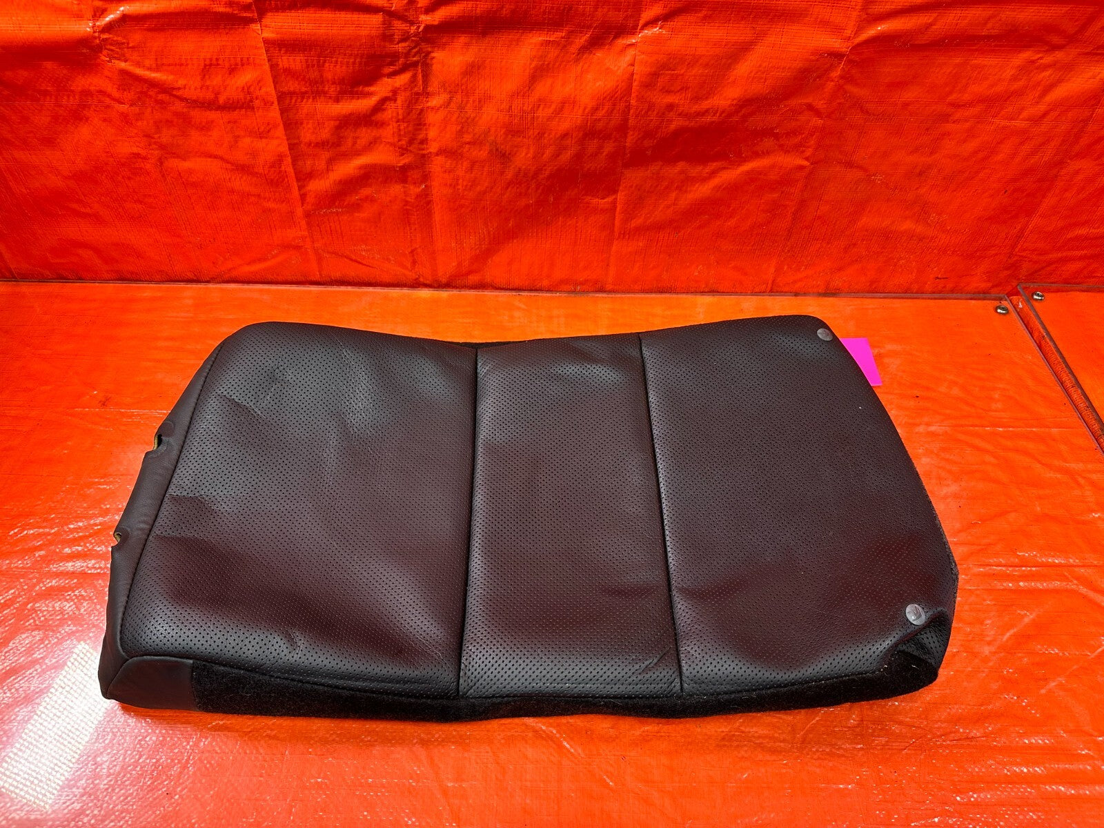 09 10 ACURA TSX   BLACK LEATHER RIGHT REAR INNER UPPER SEAT COVER   OEM #2790