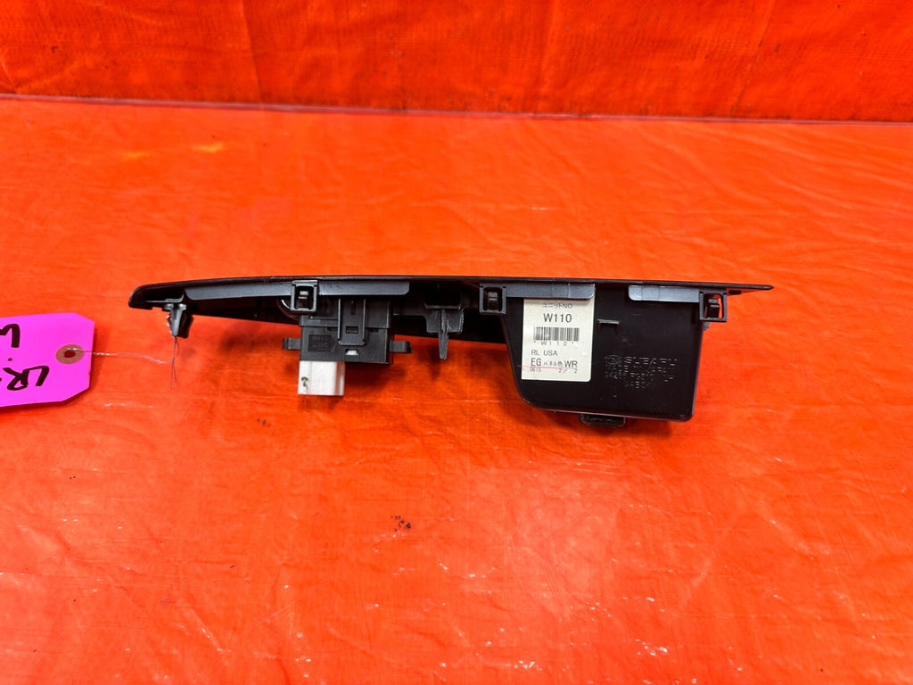 11 14 SUBARU WRX STI   EJ257 DRIVER LEFT REAR   WINDOW SWITCH BUTTON OEM #2838