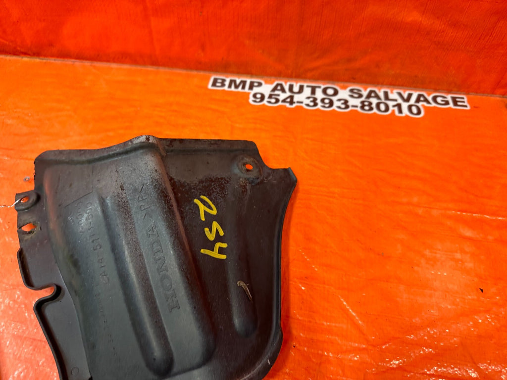 02 04 ACURA RSX   DRIVER LEFT REAR FENDER COVER   74591 S6M 000   OEM #2542