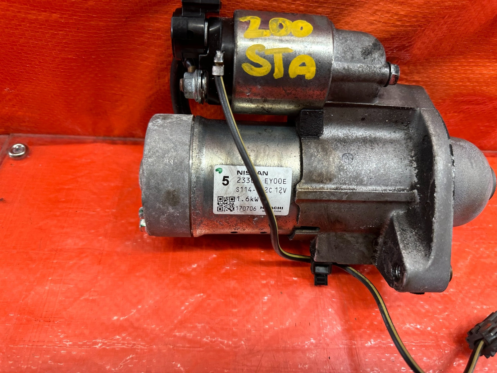 16 20 INFINITI Q50 Q60   RED SPORT 400   VR30DDTT RWD   STARTER MOTOR   OEM #2008