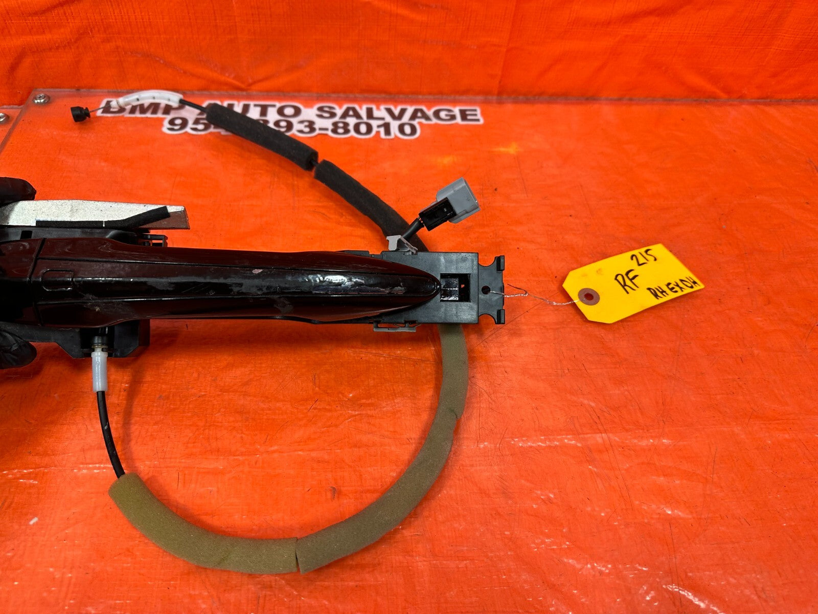 14 21 INFINITI Q50   PASSENGER RIGHT FRONT EXTERIOR DOOR HANDLE BLACK OEM #2153
