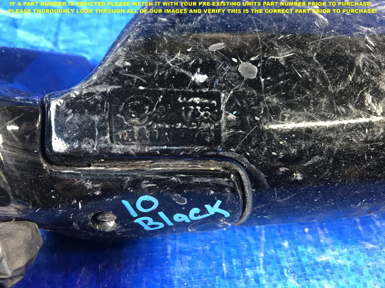 OEM 1990 1991 1992 1993 HONDA ACCORD DRIVER LEFT SIDE VIEW MIRROR          4