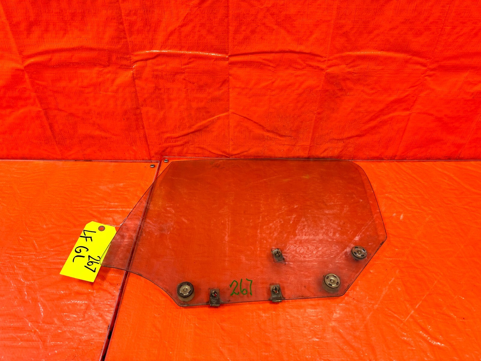 90 97 MAZDA MX 5 MIATA   DOOR GLASS WINDOW   DRIVER LEFT SIDE OEM FACTORY #2670