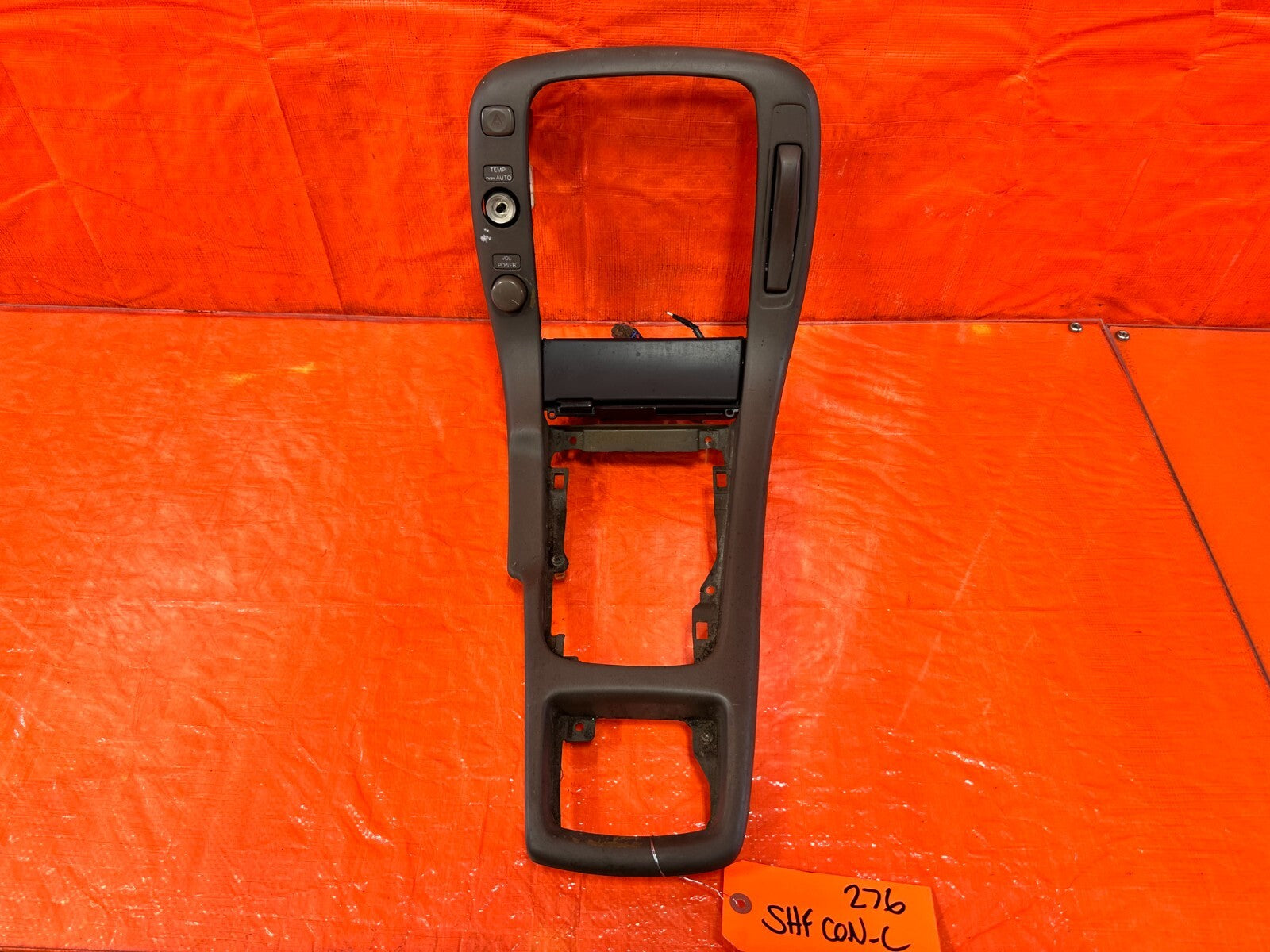 92 00 LEXUS SC300   MANUAL SHIFTER CONSOLE TRIM BEZEL   TAN COLOR   OEM #2760