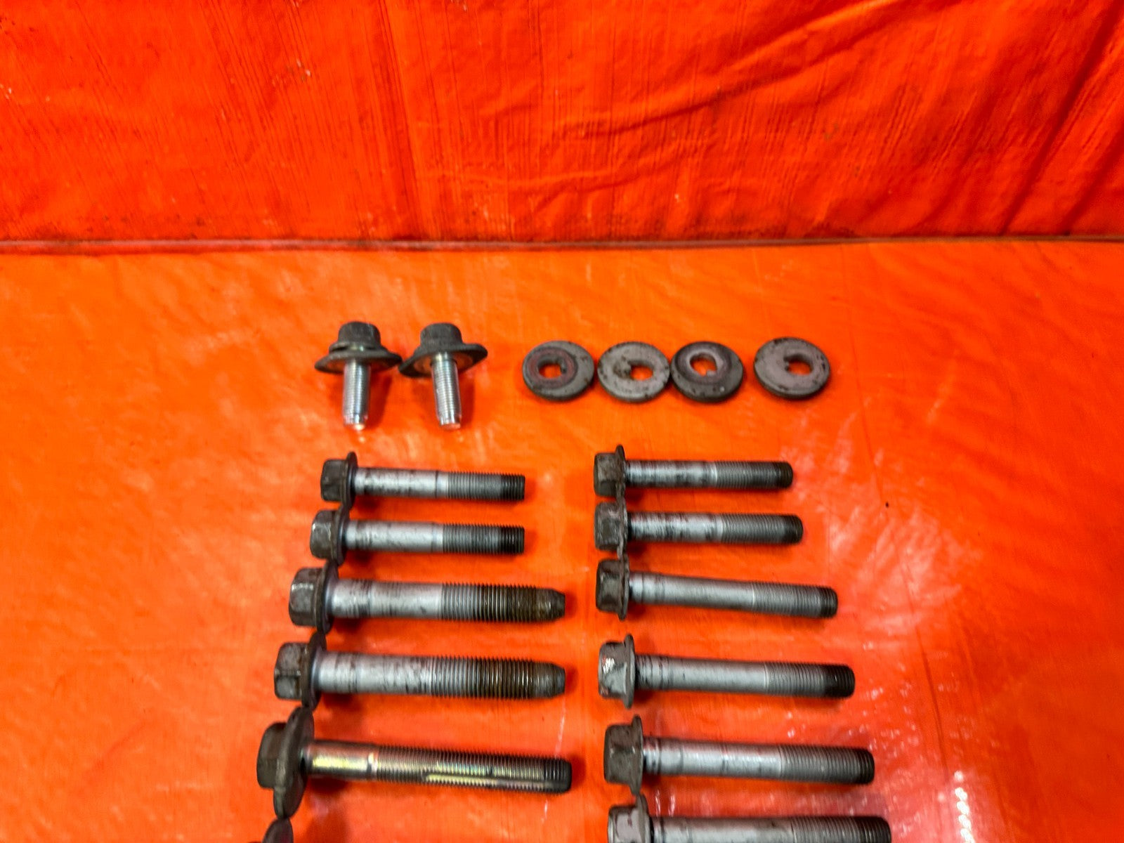 08 15 INFINITI G37 & Q60 COMPLETE REAR CONTROL AR CAMBER CASTER BOLTS OEM 3114