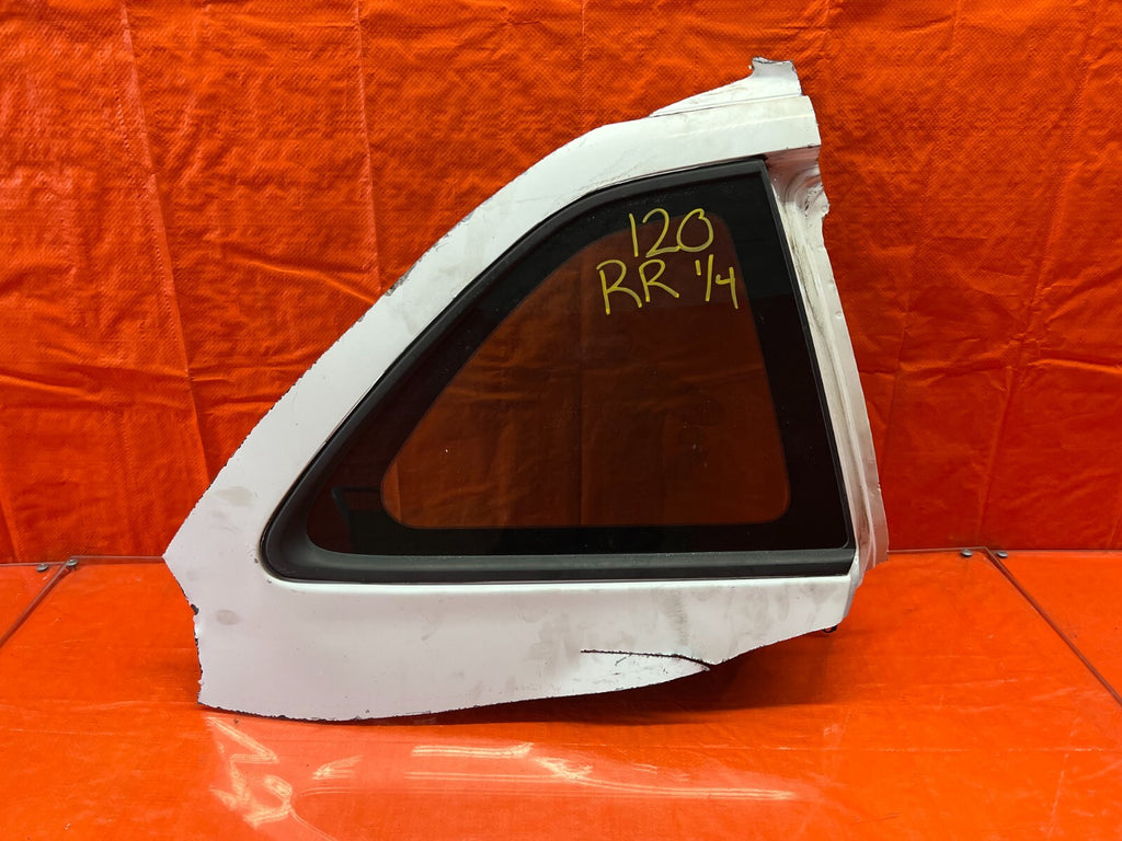 97 01 HONDA PRELUDE PASSENGER RIGHT REAR 1/4 GLASS WINDOW PANEL OEM FACTORY #1200