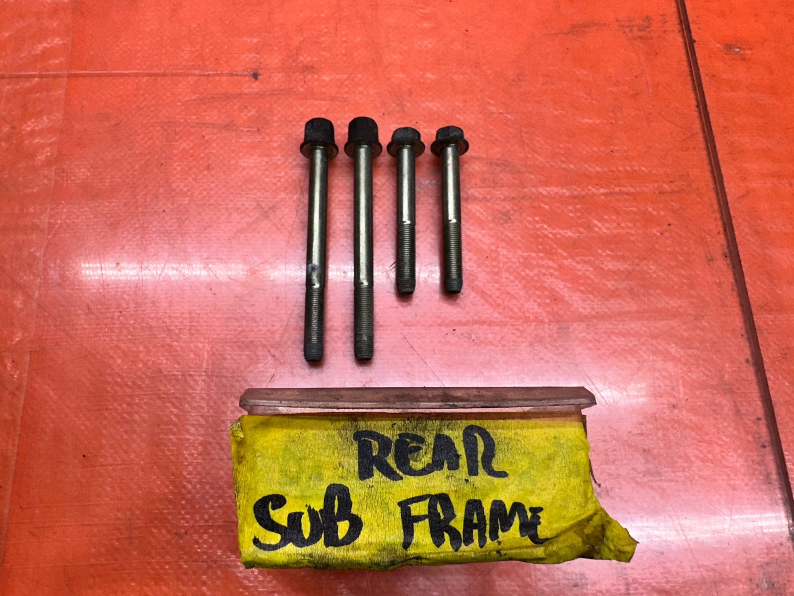 97 01 HONDA PRELUDE 2.2L REAR SUBFRAME CROSSMEMBER MOUNTING BOLTS SET OEM #3350
