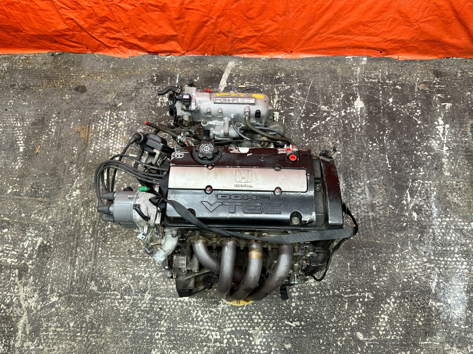 97 01 HONDA PRELUDE 2.2L H22A4 NON SH ENGINE MOTOR LONG BLOCK ASSEMBLY OEM #DNP25