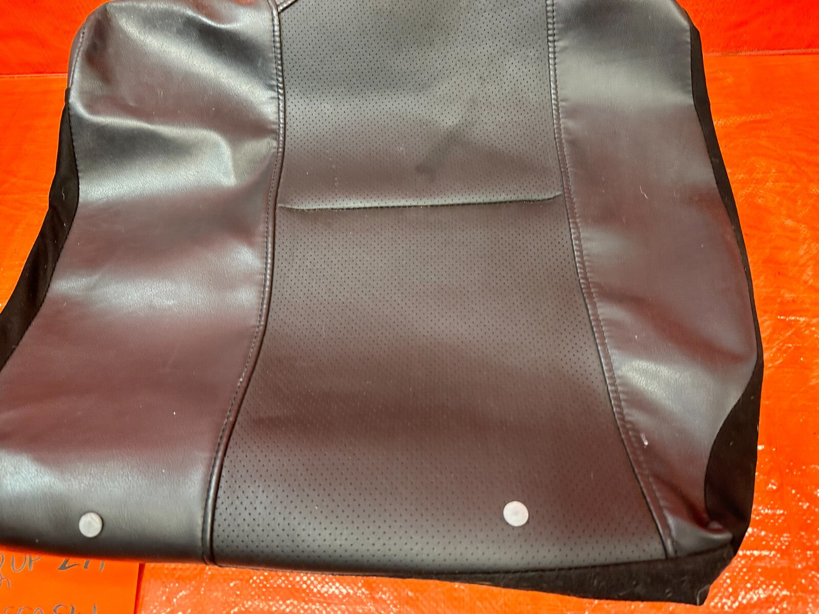 02 04 ACURA RSX   LEATHER LEFT REAR UPPER SEAT COVER SKIN LEATHER WRAP OEM #2714