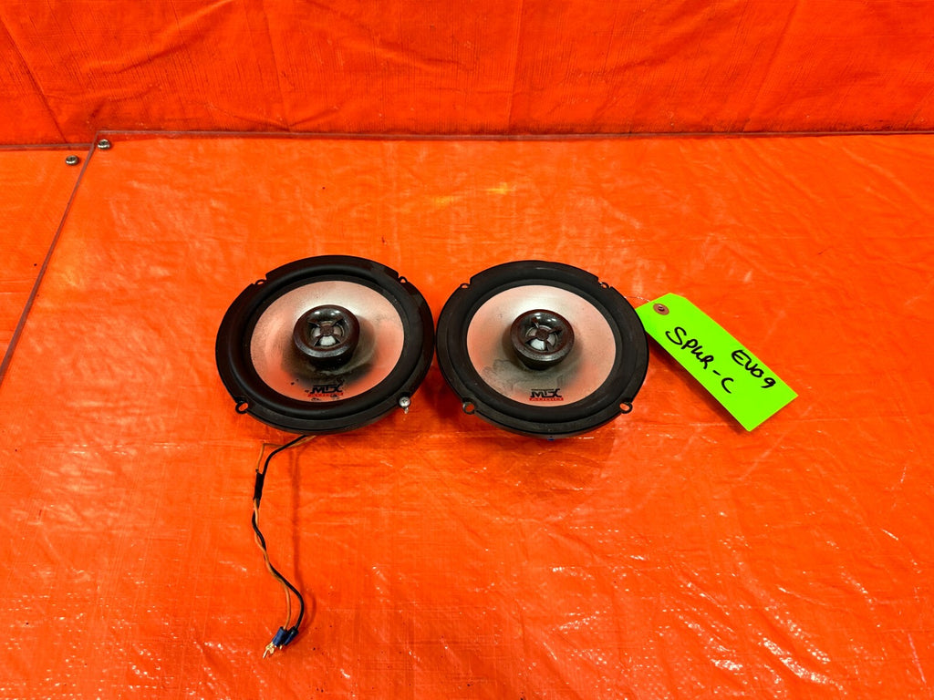 03 06 LANCER EVOLUTION VIII 8 EVO IX 9   MTX AUDI TDX6502 SPEAKERS   #EVO90