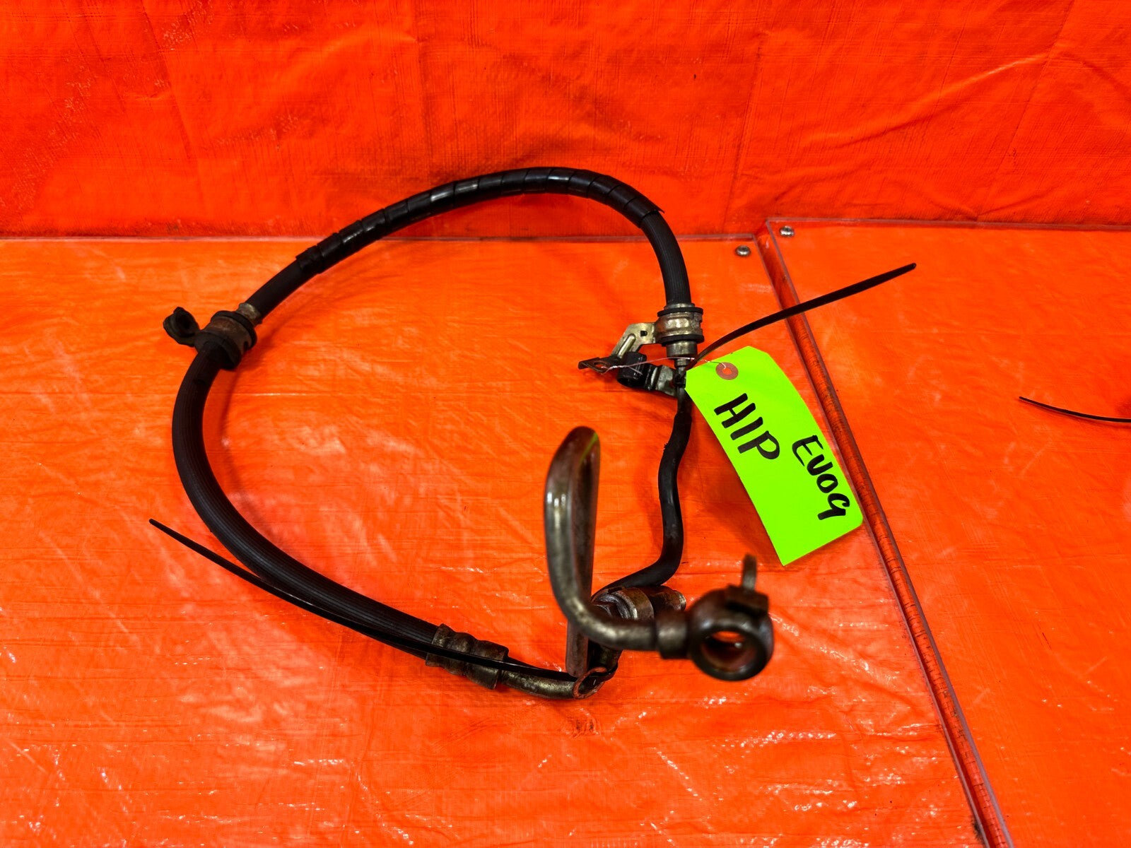 03 06 LANCER EVOLUTION VIII 8 EVO IX 9   HIGH PRESSURE POWER STEERING HOSE LINE0